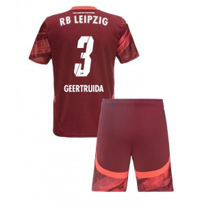 RB Leipzig Lutsharel Geertruida #3 Gostujuci Dres za Dječji 2024-25 Kratak Rukavima (+ kratke hlače)